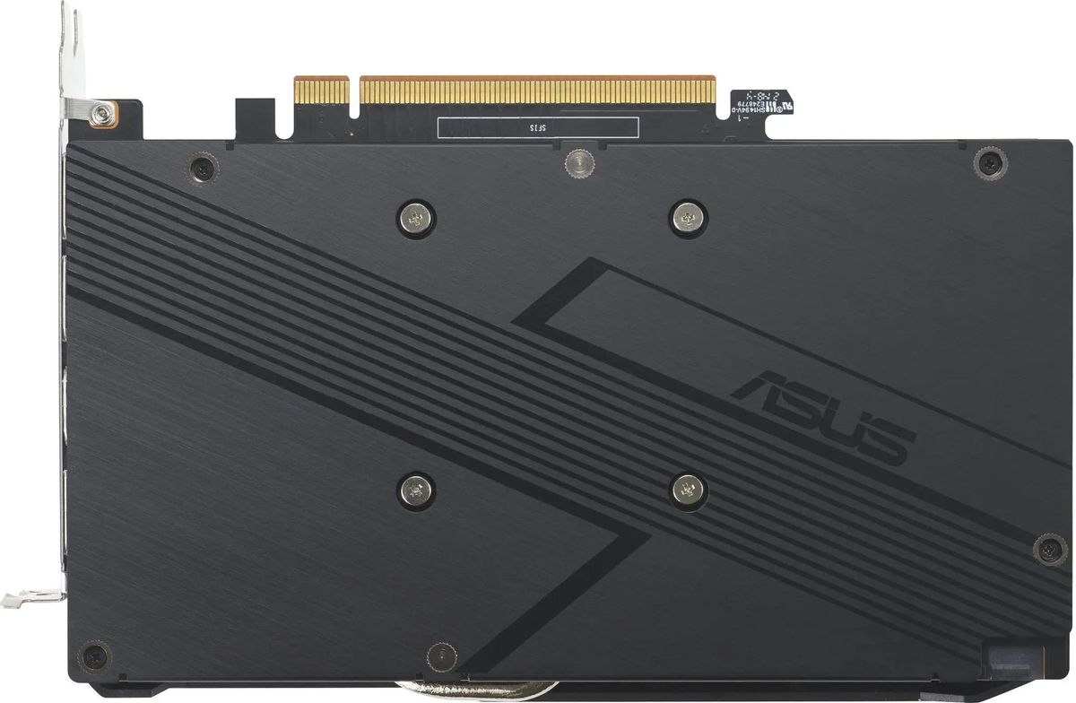 Видеокарта Asus Dual Radeon RX 7600 V2 OC Edition (DUAL-RX7600-O8G-V2) [8 ГБ, GDDR6, 128 бит, 1720 МГц, HDMI, DisplayPort (3 шт)]