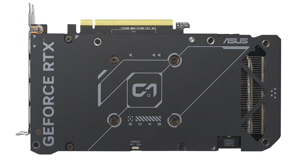 Видеокарта Asus GeForce RTX4060Ti Advanced Edition (DUAL-RTX4060TI-A16G) [16 ГБ, GDDR6, 128 бит, 2550 МГц, HDMI, DisplayPort (3 шт)]