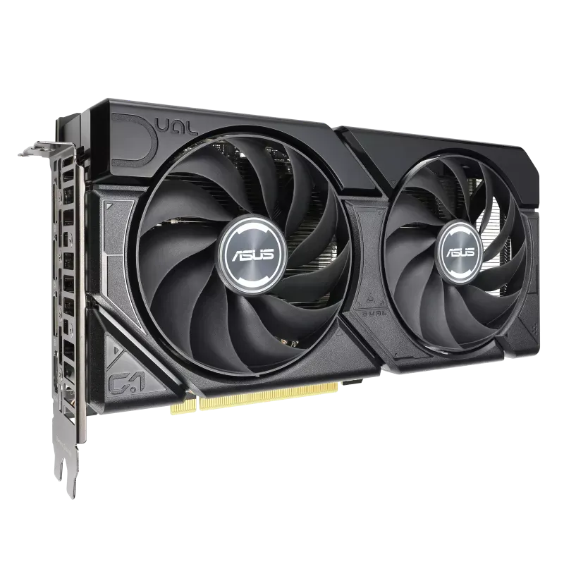 Видеокарта Asus GeForce RTX 4060 OC (DUAL-RTX4060-O8G-EVO) [8 ГБ, GDDR6, 128 бит, HDMI, DisplayPort (3 шт)]