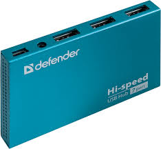 Разветвитель Defender Septima Slim USB2.0, хаб на 7 портов