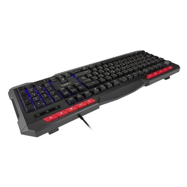 Клавиатура Defender Vipra (GK-586) [мембранная, проводная, подсветка, черная]