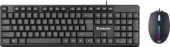 Клавиатура+мышь Defender Triumph (C-991) [мембранная, проводная, подсветка, черная]