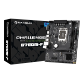 Материнская плата Maxsun Challenger B760M-F [LGA 1700, Intel B760, 2xDDR 4, 2xM.2, 1xPCI-E x16, Micro-ATX]