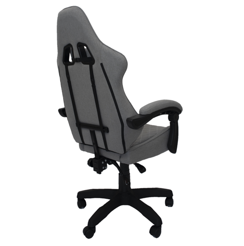 Кресло игровое Gamdias ZELUS E2 Weave [серый, ткань, 120 кг, 90°-126°, крестовина пластик]