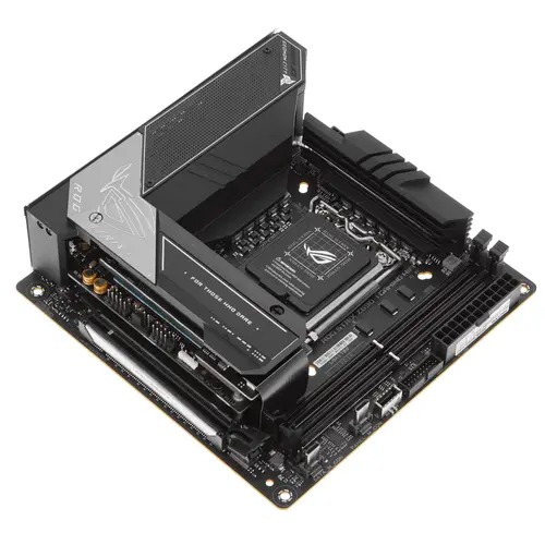 Материнская плата ASUS ROG STRIX Z690-I GAMING WIFI [LGA 1700, Intel Z690, 2xDDR 5, 2xM.2, 1xPCI-E x16, Mini-ITX]