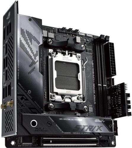 Материнская плата ASUS ROG STRIX X670E-I GAMING WIFI [AM5, AMD X670, 2xDDR 5, 2xM.2, 1xPCI-E x16, Mini-ITX]