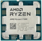 Процессор AMD Ryzen 5 7600 [AM5, 6 x 3.8 ГГц, TDP 65 Вт, OEM]