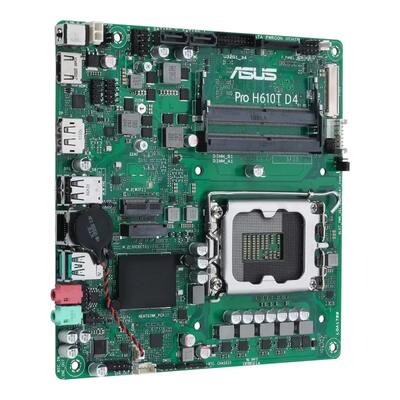 Материнская плата ASUS PRO H610T D4-CSM [Socket1700, Intel H610, DDR4, 1xM.2, Mini-ITX]