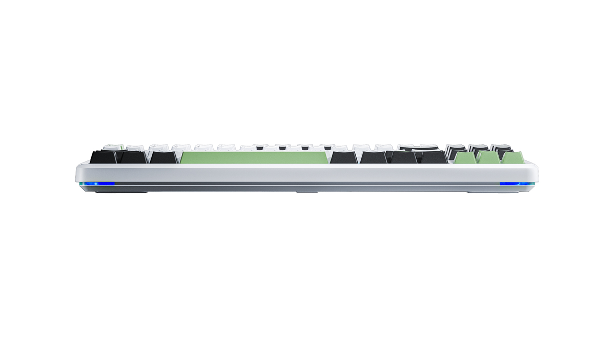 Клавиатура Aula F87 [механическая, проводная + беспроводная, RGB подсветка, белая]
