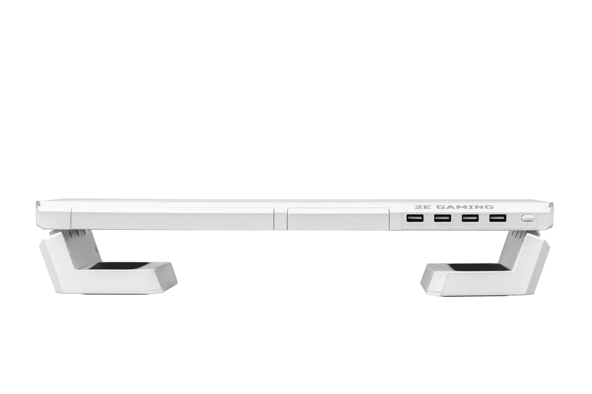 Подставка для монитора 2E GAMING CPG-007 [RGB, USB 2.0 x4, Белый]