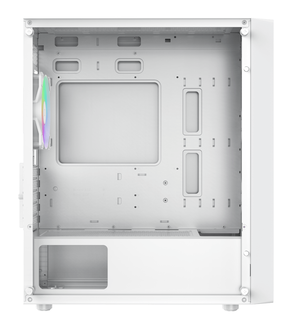 Корпус Ocypus Gamma C50 WH ARGB (Gamma-C50-WHG400XX-GL) [Mini Tower, 4 x 120 мм, белый]