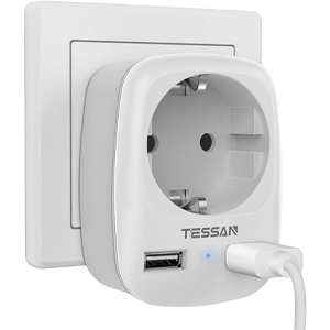 Сетевой фильтр Tessan TS-611-DE серый - купить по цене 6 620 тг. в интернет-магазине Forcecom.kz