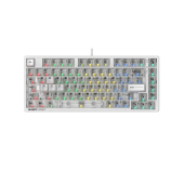 Клавиатура Bloody MS76 (Crystal White) [Магнитная, проводная, подсветка, белая]