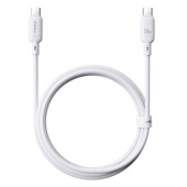 Интерфейсный кабель Baseus Silky Type-C to Type-C 100W 1m White(P10377704213-00)