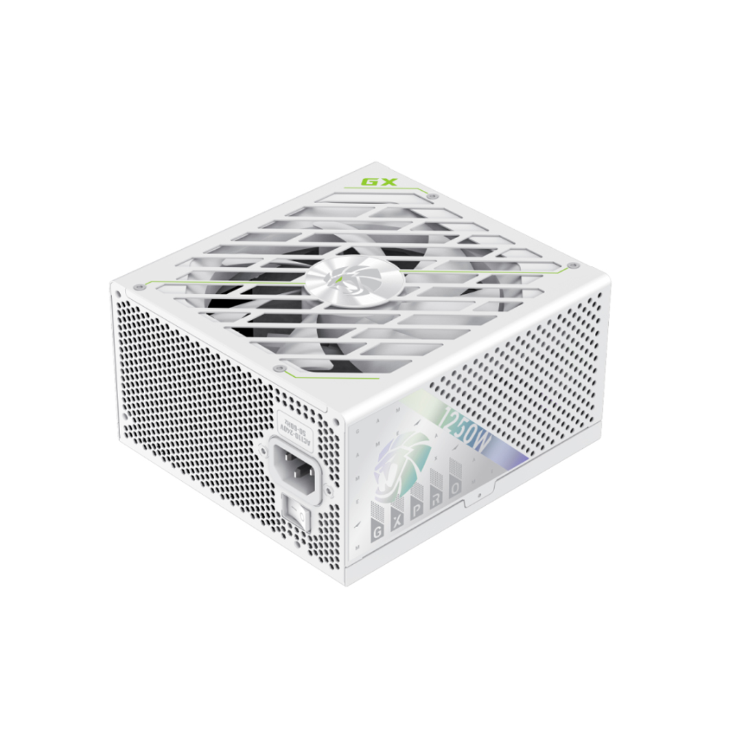 Блок питания GameMax GX PRO 1250G WH (2121-1250B0026) [1250 Вт, 80 PLUS Gold, 10x SATA, 4 x 6+2 pin PCIe, 2x 4+4 pin CPU, ATX]