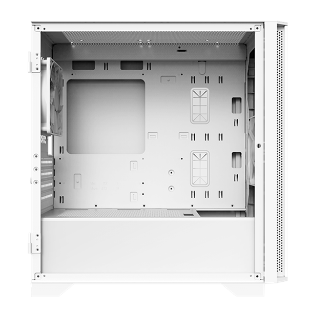 Корпус Montech AIR 100 LITE (W) [Mini Tower, 2 × 120 мм, Белый]