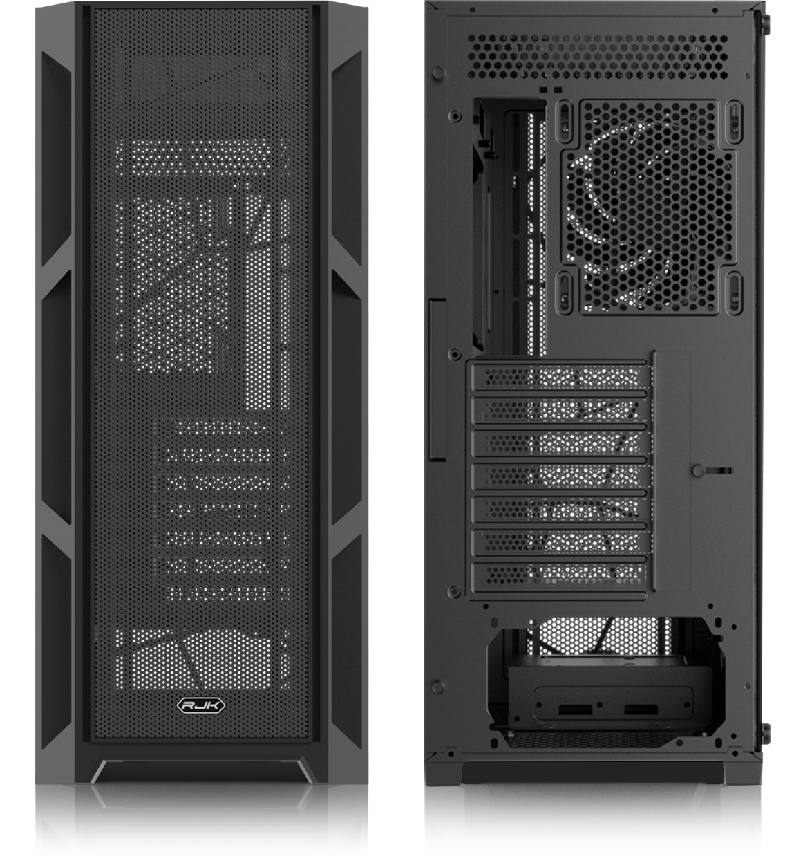 Корпус Raijintek ARCADIA III [Midi Tower, 1 x 120 мм, черный]
