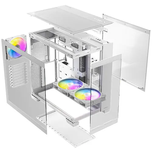 Корпус Antec C8 ARGB (0-761345-10028-1) [Full Tower, 2 x 160 мм ARGB, 1 x 140 мм ARGB, белый]