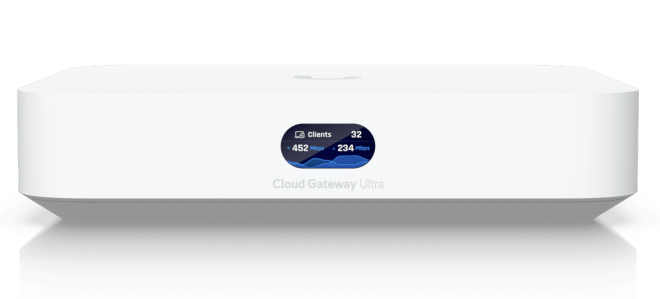 Маршрутизатор Ubiquiti UniFi Cloud Gateway Ultra (UCG-Ultra), 4xGb LAN, 1x2.5GbE LAN, 2x2.5 GbE WAN, UCB-C power
