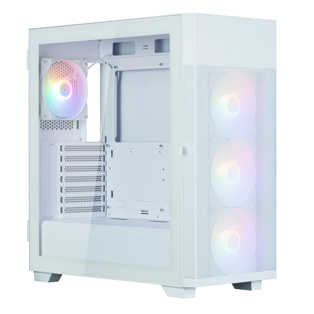Корпус Zalman S5 NEO White [Midi Tower, 4 x 120 мм, белый]