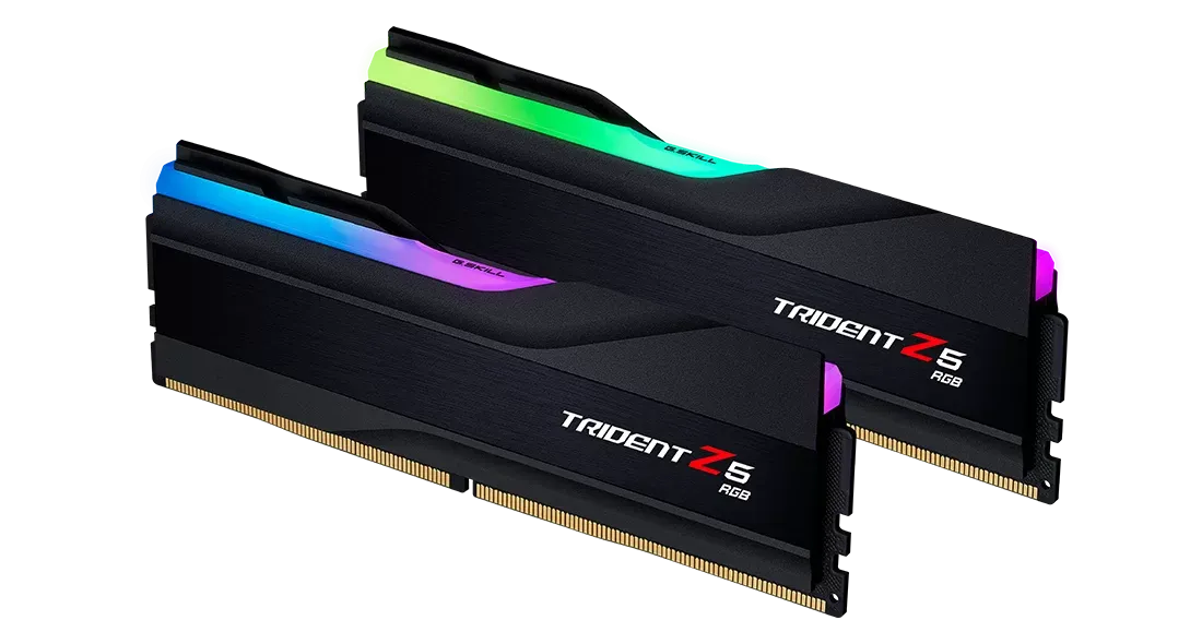 Комплект оперативной памяти G.Skill Trident Z5 RGB (F5-5600J4040C16GX2-TZ5RK) [32 ГБ, DDR 5, 5600 МГц, 1.2 В, подсветка, KIT]
