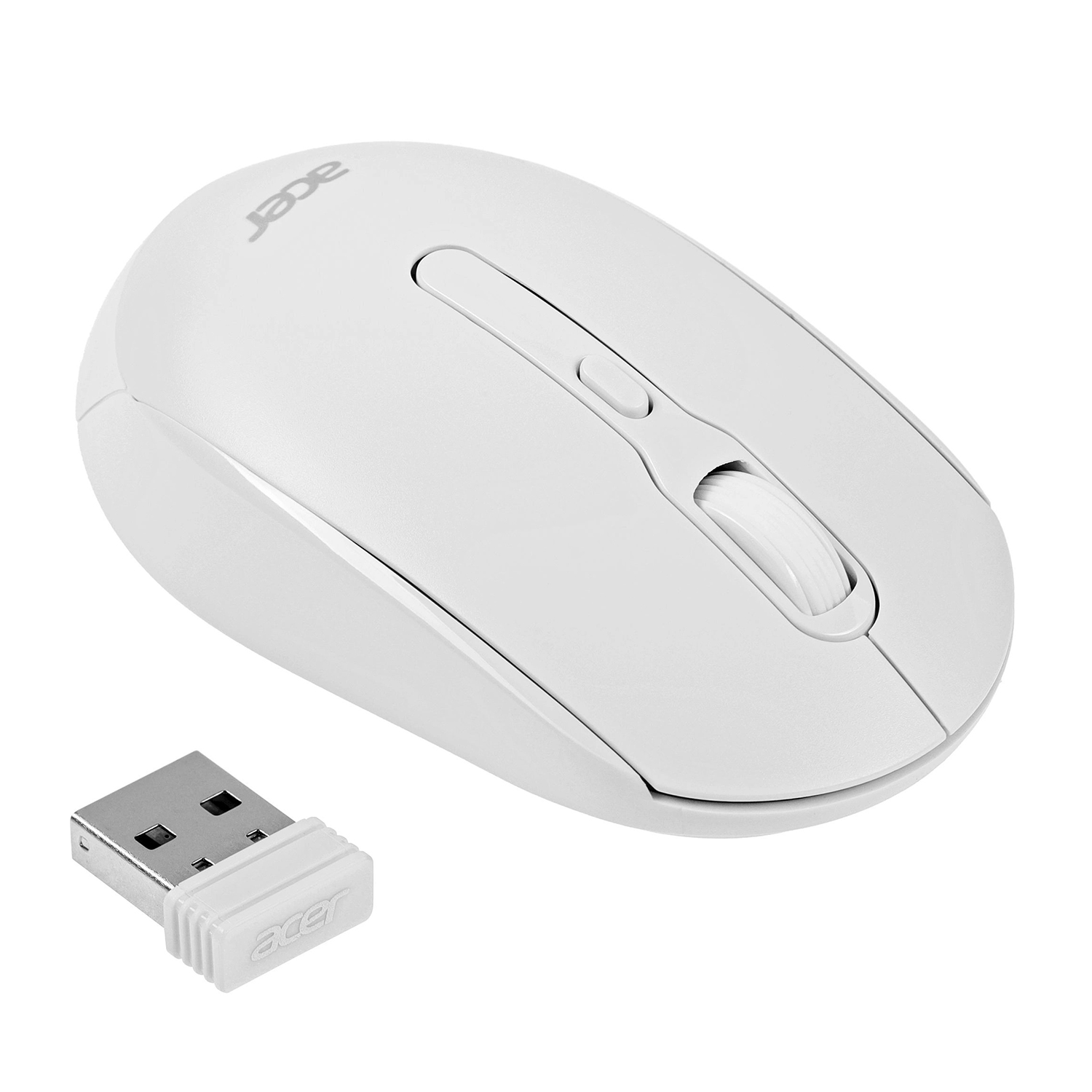 Мышь Acer OMR308 (ZL.MCECC.023) [беспроводная, светодиодная, 1600 DPI, белая]