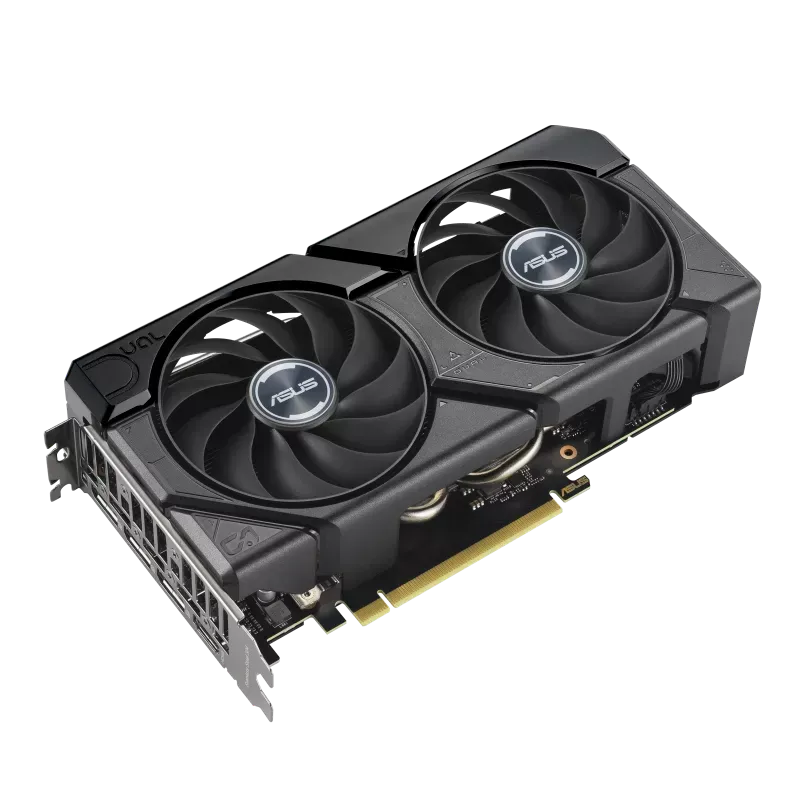 Видеокарта Asus Dual GeForce RTX 4060 EVO OC (DUAL-RTX4060-O8G-EVO) [8 ГБ, GDDR6, 128 бит, HDMI, DisplayPort (3 шт)]