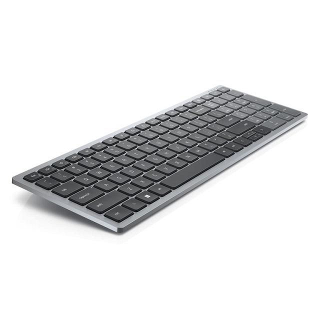 Клавиатура Dell Compact Multi-Device KB740 (580-AKOZ) [Мембранная, беспроводная, клавиш - 100, серая]