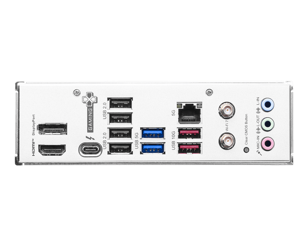 Материнская плата MSI B860 GAMING PLUS WIFI [LGA 1851, Intel B860, 4xDDR 5, 3xM.2, 4xPCI-E x16, Standard-ATX]