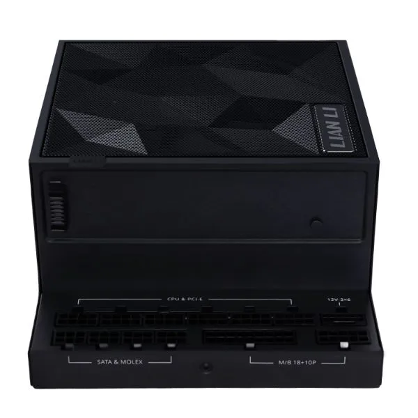 Блок питания Lian Li EG0850G BLACK (G9P.EG0850G.B000.EU) [850 Вт, 80 PLUS Gold, 12x SATA, 1x 6+2 pin, 1 x 16 pin (12VHPWR) PCIe, 2x 4+4 pin CPU, ATX]