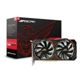 Видеокарта OCPC RX 580 XE (OCVARX580G8XE) [8 ГБ, GDDR5, 256 бит, DVI, HDMI, DisplayPort]
