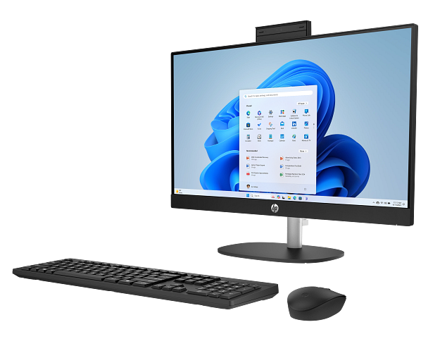 Моноблок HP All-in-One 24-cr2055ci (C84E3EA) [23.8" Full HD, Ultra 5 225U, 8 ГБ ОЗУ, 512 ГБ SSD, DOS]