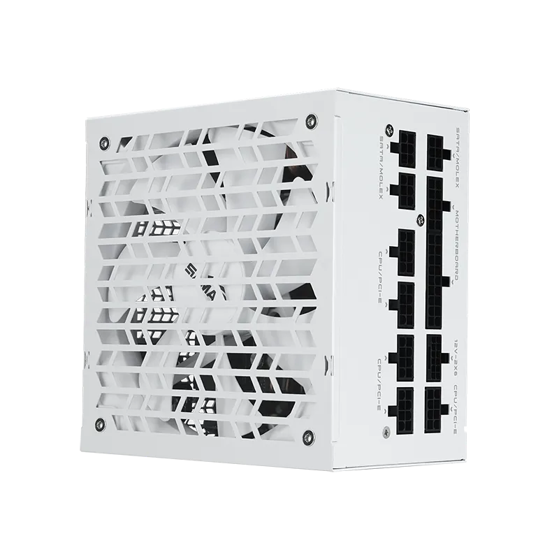 Блок питания Sama G750 White [750 Вт, 80 PLUS Gold, 6x SATA, 1 x 16 pin (12VHPWR), 3 x 6+2 pin PCIe, 2x 4+4 pin CPU, ATX]
