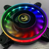 Вентилятор для корпуса Wintek M16-B-12 ARGB, многоцветная подсветка