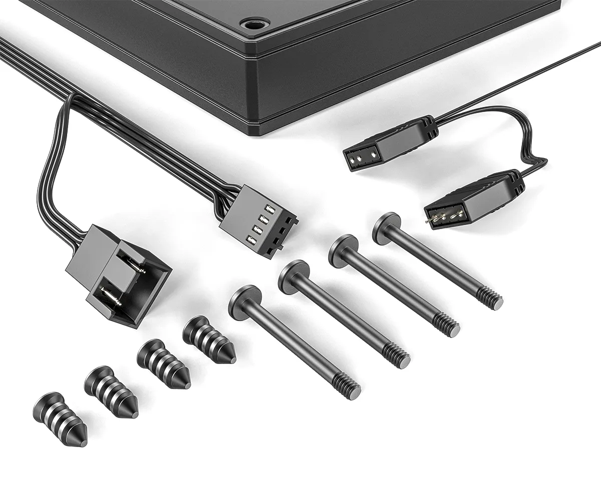 Комплект вентиляторов 12см ID-Cooling AS-120-ARGB-K TRIO Fan kit for case, 12cm x 3, 300-2000rpm, 58CFM, 27.2 dBA, 4pin+3pin