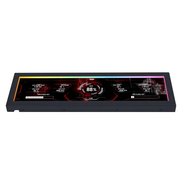 Универсальный экран 8,8'' Lian Li (US88v1) IPS/LCD/1920×480/60Hz/ARGB/L-Connect 3/G89.SM088X.00