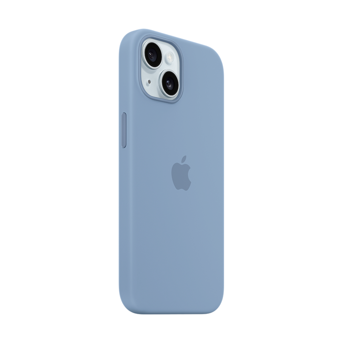 iPhone 15 Silicone Case with MagSafe - Winter Blue,Model A3123
