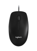 Мышь Logitech M100 Black, 910-006652 [проводная, светодиодная, 1000 DPI, 500 Гц]