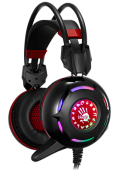 Игровые наушники с микрофоном Bloody ToneMaker G300-Black+Red (20Hz-20kHz, 32 Om, 100dB (1KHz), 2.2m)