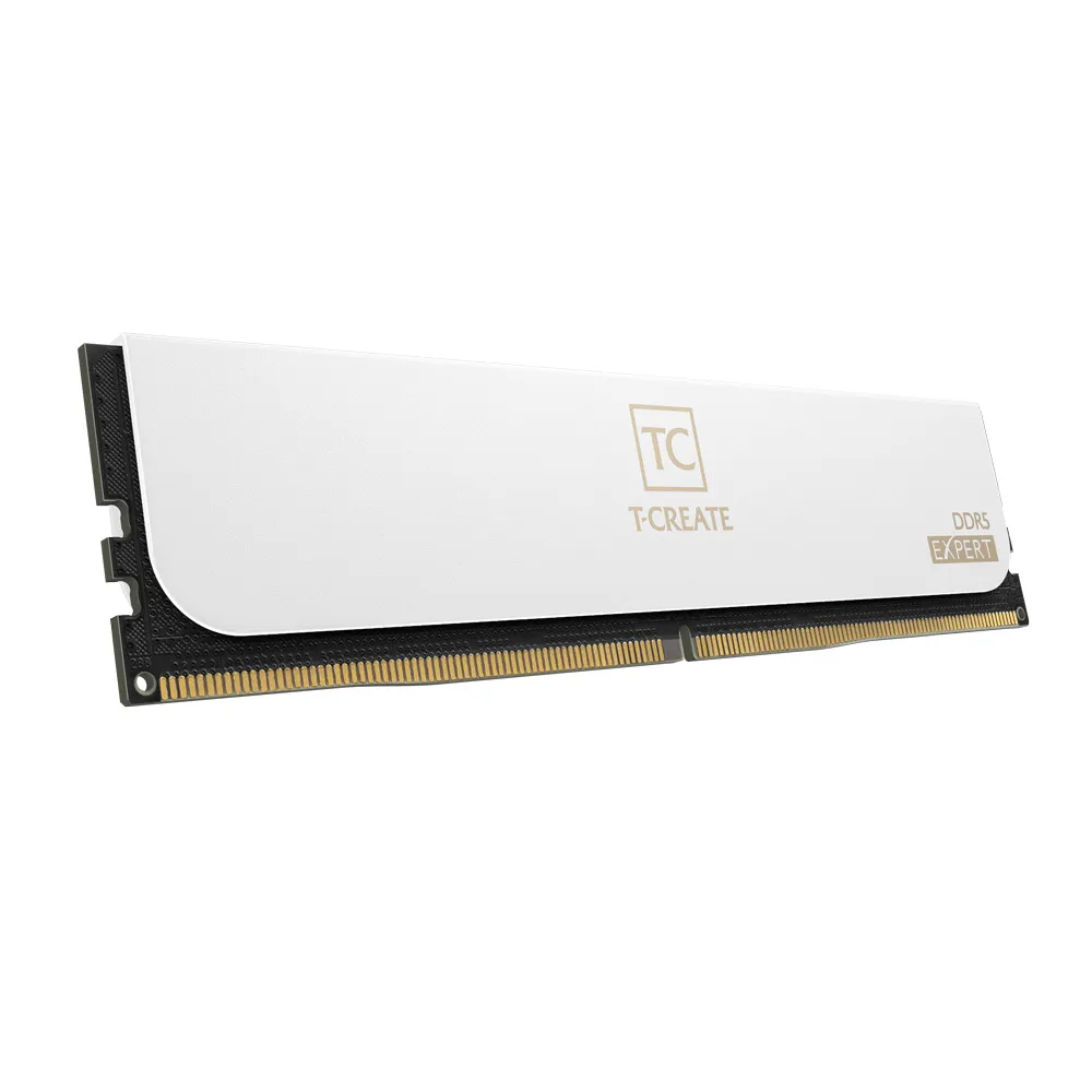 Комплект оперативной памяти Team Group EXPERT DDR5 DESKTOP MEMORY WHITE (CTCWD532G6400HC40BDC01) [32 ГБ, DDR 5, 6400 МГц, 1.35 В, KIT]