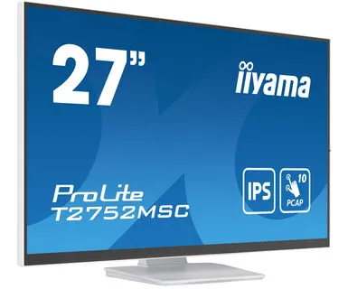 Монитор Iiyama ProLite T2752MSC-W1 [27", IPS, 1920x1080, 60 Гц, 5 мс, HDMI, DisplayPort]