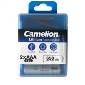 Аккумулятор CAMELION Lithium UB-AAA650-PBH2 2шт (перезаряжаемые от USB)