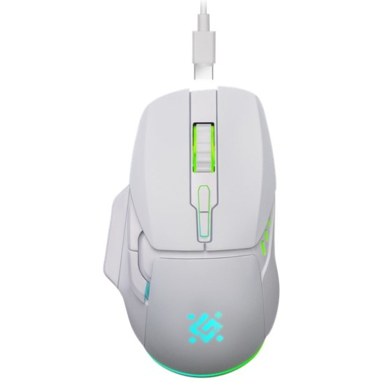 Мышь Defender Stix (GM-009) [беспроводная, светодиодная, 3200 DPI, подсветка, белый]