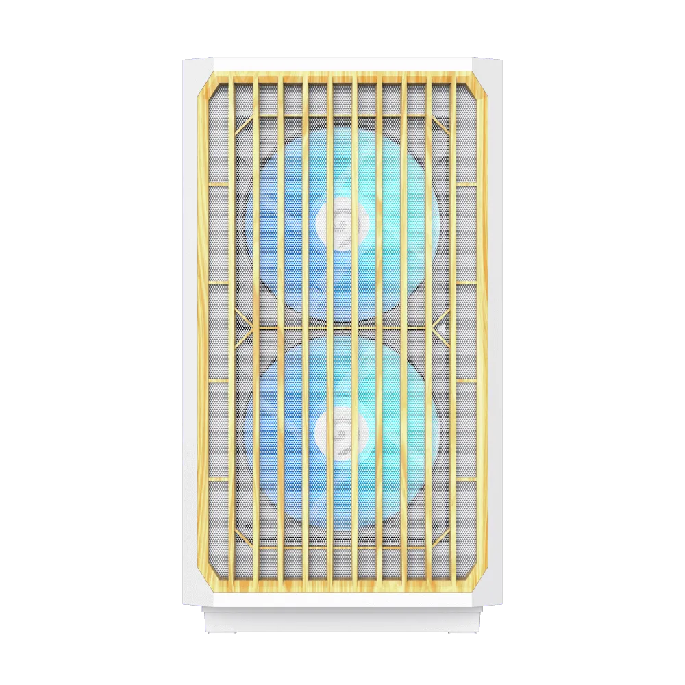 Корпус GameMax F35 BW Black (1116-4035R0003) [Midi Tower, 2 x 140x140 мм, белый]