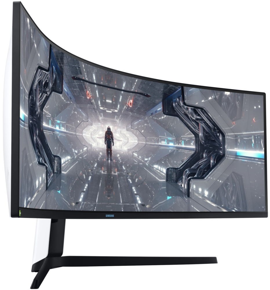 Монитор Samsung Odyssey G9, LC49G95TSSIXCI [49" VA, 5120x1440, 240 Гц, 1 мс, HDMI, DisplayPort x2]