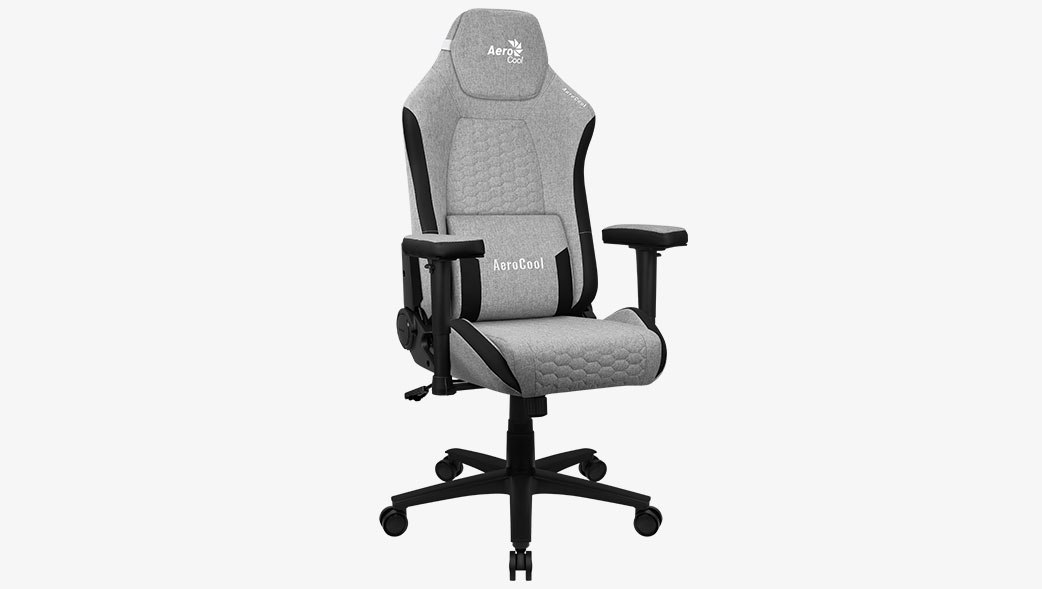 Игровое компьютерное кресло Aerocool Crown Ash Grey
