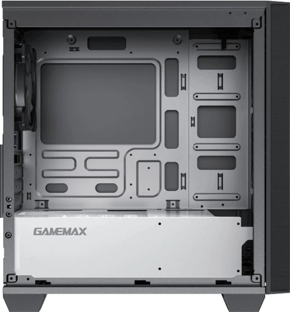 Корпус GameMax Aero mini Black (1110-6607R0017) [Mini Tower, 3 x 120x120 мм, черный]
