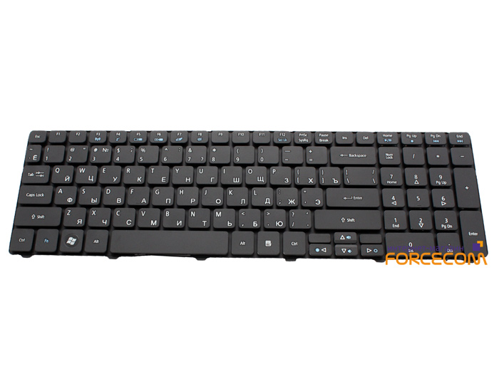 Клавиатура для ноутбука Acer Aspire 5741G (совместима с 5810T), RU, черная