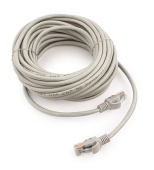Патч-корд Cablexpert PP12-10M, серый Cable Patch cord UTP 5e-Cat 10 m