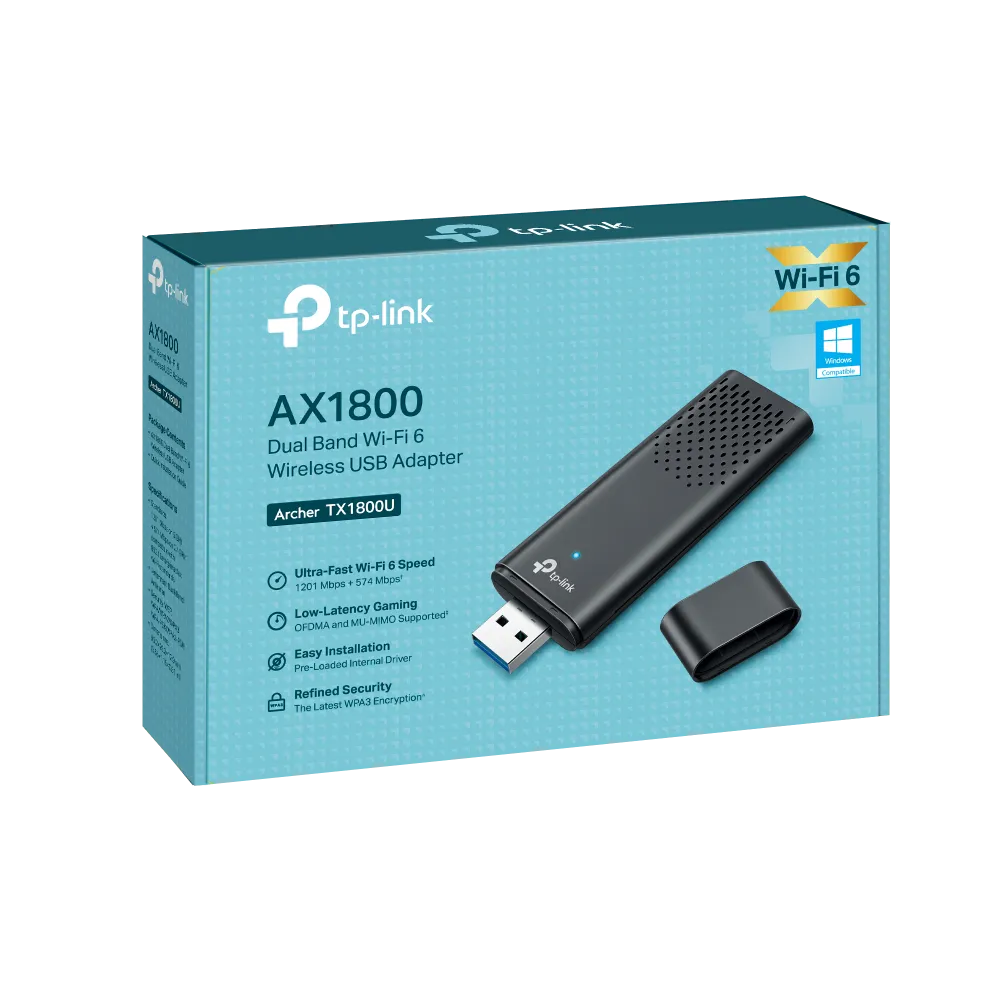 Сетевой USB адаптер TP-Link Archer TX1800U(EU) - купить в интернет-магазине Forcecom.kz Сетевой USB адаптер TP-Link Archer TX1800U(EU)